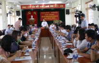 Giao ban báo chí tại huyện Tiên Lãng  