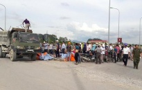 Tháo dỡ vật cản xây dựng trái phép trên tuyến đường Gia Minh – Minh Tân (Thủy Nguyên)
