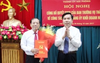 Đồng chí Lương Minh Huệ giữ chức Chủ tịch Liên minh Hợp tác xã và Doanh nghiệp thành phố