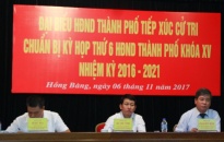 HĐND TP tiếp xúc cử tri quận Hồng Bàng