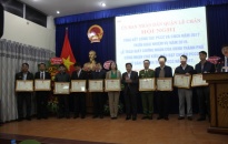 Quận Lê Chân: Tặng giấy khen cho 28 tập thể, cá nhân có thành tích xuất sắc trong công tác PCCC và CNCH