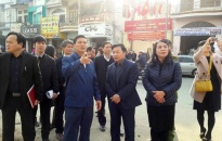 Chủ tịch UBND thành phố Nguyễn Văn Tùng kiểm tra tiến độ các dự án trọng điểm