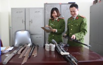 Công an quận Dương Kinh: Quyết liệt ngăn chặn pháo, vũ khí, vật liệu nổ