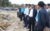 Kiểm tra tiến độ thực hiện dự án xây dựng Nhà tưởng niệm đồng chí Nguyễn Đức Cảnh