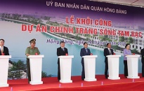 Quận Hồng Bàng (Hải Phòng): Khởi công dự án chỉnh trang sông Tam Bạc