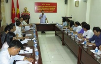 Ủy ban MTTQ Việt Nam thành phố: Lấy ý kiến về dự thảo Thông báo công tác Mặt trận tham gia xây dựng chính quyền 6 tháng năm 2018
