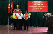 Đồng chí Phạm Quốc Ka được bổ nhiệm làm Bí thư Huyện ủy Vĩnh Bảo 