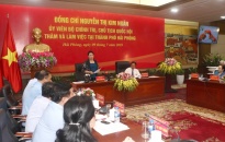 Chủ tịch Quốc hội Nguyễn Thị Kim Ngân thăm,  làm việc tại TP Hải Phòng 