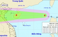 Bão số 3 dự báo sẽ ảnh hưởng trực tiếp đến khu vực ven biển các tỉnh từ Thái Bình đến Hà Tĩnh