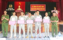 Trại giam Xuân Nguyên: Công bố quyết định tha tù trước thời hạn có điều kiện cho 39 phạm nhân
