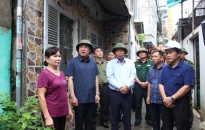 Phó Chủ tịch UBND thành phố Lê Khắc Nam đi kiểm tra công tác chuẩn bị phòng, chống bão số 4
