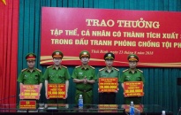 Công an tỉnh Thái Bình:  Khen thưởng, biểu dương 25 lượt tập thể, cá nhân có thành tích xuất sắc