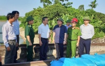 Đồng chí lê Khắc Nam- Phó Chủ tịch UBND TP kiểm tra công tác phòng chống bão tại Tiên Lãng, Vĩnh Bảo 