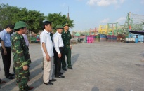 Phó chủ tịch UBND TP Nguyễn Văn Thành kiểm tra công tác phòng chống bão 