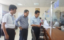 Lãnh đạo thành phố kiểm tra cải cách hành chính tại quận Lê Chân