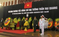 Tổ chức trọng thể lễ viếng đồng chí Đại tướng Trần Đại Quang, Ủy viên Bộ Chính trị, Chủ tịch Nước CHXH CN Việt Nam