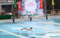 Ngày thi đấu thứ nhất VCK  Hội thi thể thao nghiệp vụ cứu nạn, cứu hộ lực lượng CS PCCC lần thứ I năm 2018 : Đội tuyển CATP Hải Phòng giành vị trí thứ 5 bơi cứu hộ