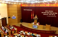 Kỳ họp thứ 29 Ban chấp hành Đảng bộ tỉnh Quảng Ninh khoá XIV: Cho ý kiến việc thực hiện Nghị quyết số 26-NQ/TW về nông nghiệp, nông dân, nông thôn