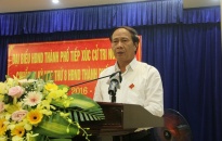 Chủ tịch HĐND TP Lê Văn Thành tiếp xúc cử tri nơi cư trú