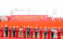 Bàn giao tàu chở dầu/hóa chất thứ 2 xuất khẩu sang Hàn Quốc