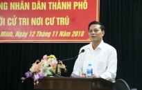 Chủ tịch UBND TP Nguyễn Văn Tùng Tiếp xúc cử tri phường Tràng Minh (Kiến An)