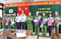 Khen thưởng các đơn vị tham gia khám phá vụ án giết người, đốt xác tại Tiên Lãng