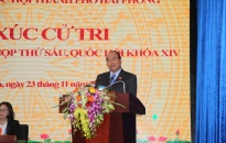 Thủ tướng Chính phủ Nguyễn Xuân Phúc tiếp xúc cử tri quận Lê Chân