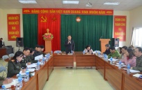 Ban chỉ đạo 799 thành phố: Khảo sát phong trào toàn dân bảo vệ ANTQ tại phường Minh Khai
