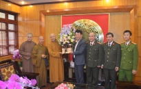 Ban trị sự Giáo hội Phật giáo Việt Nam thành phố Hải Phòng chúc Tết CATP