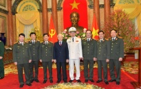 Tổng Bí thư, Chủ tịch nước Nguyễn Phú Trọng trao Quyết định thăng cấp bậc hàm Đại tướng đối với Bộ trưởng Tô Lâm