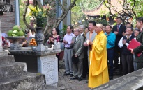 Công an thành phố, Ban liên lạc C5 dâng hương tại Chùa Phổ Chiếu