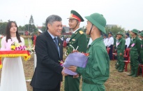 Phó Chủ tịch Thường trực UBND thành phố Nguyễn Xuân Bình dự lễ giao nhận quân năm 2019 tại huyện An Dương