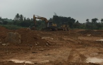 Triển khai xây dựng cơ sở hạ tầng Dự án đầu tư xây dựng nhà ở thương mại tại xã Đặng Cương