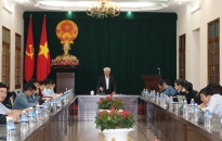 Phó Chủ tịch UBND TP Nguyễn Đình Chuyến kiểm tra tiến độ  thi công nút giao Nguyễn Văn Linh