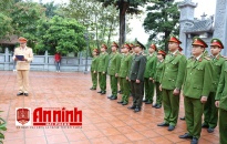 Đoàn thanh niên Khối Cảnh sát nhân dân - CAHP: Báo công tại Đền thờ Chủ tịch Hồ Chí Minh