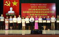 Huyện ủy Tiên Lãng: Biểu dương 51 tập thể, cá nhân tiêu biểu học tập và làm theo tư tưởng, đạo đức, phong cách Hồ Chí Minh