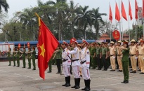 Công an thành phố: Ra quân thực hiện Mệnh lệnh của Giám đốc CATP tổng kiểm tra, kiểm soát hành chính, tuần tra vũ trang, chốt điểm, mật phục phòng, chống tội phạm