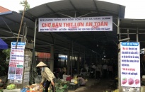  Huyện An Dương mở các quầy bán thịt lợn an toàn tại 7 chợ