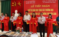 Huyện Tiên Lãng:  Tiếp nhận bàn giao thiết bị giáo dục tặng 4 trường học trên địa bàn huyện