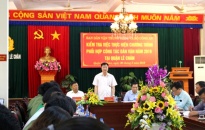 Ban Dân vận TW và Bộ Công an kiểm tra việc thực hiện  chương trình phối hợp công tác tại quận Lê Chân