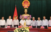 Chủ tịch UBND thành phố Nguyễn Văn Tùng tiếp và làm việc với Đoàn công tác Bộ Ngoại giao