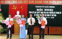 Đồng chí Bùi Thị Hồng Vân giữ chức vụ Bí thư Quận ủy Đồ Sơn