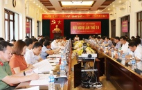 Hội nghị Thành ủy 19:  Thống nhất các nội dung chuẩn bị đại hội Đảng bộ các cấp