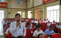Lãnh đạo UBND thành phố tiếp xúc cử tri huyện Tiên Lãng