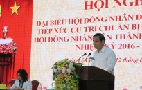 Phó Chủ tịch UBND TP Nguyễn Văn Thành tiếp xúc cử tri quận Lê Chân
