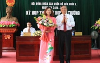 Đồng chí Bùi Thị Hồng Vân được bầu giữ chức vụ Chủ tịch HĐND quận Đồ Sơn