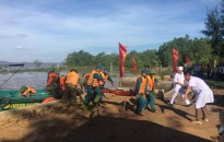 Huyện Tiên Lãng: Diễn tập cứu nạn trên trên biển năm 2019