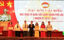 Đại hội MTTQ Việt Nam thành phố Hải Phòng lần thứ 14 (nhiệm kỳ 2019-2024): Khen thưởng 42 tập thể, cá nhân có thành tích xuất sắc 