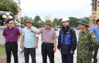 Phó Chủ tịch UBND thành phố Nguyễn Văn Thành kiểm tra công tác phòng, chống cơn bão số 2