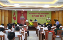 Khai mạc kỳ họp thứ 9 Hội đồng nhân dân huyện An Dương khóa XIX